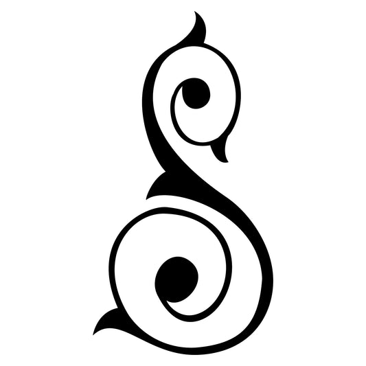 Souza pinstripe vinyl decal sticker, style 21.