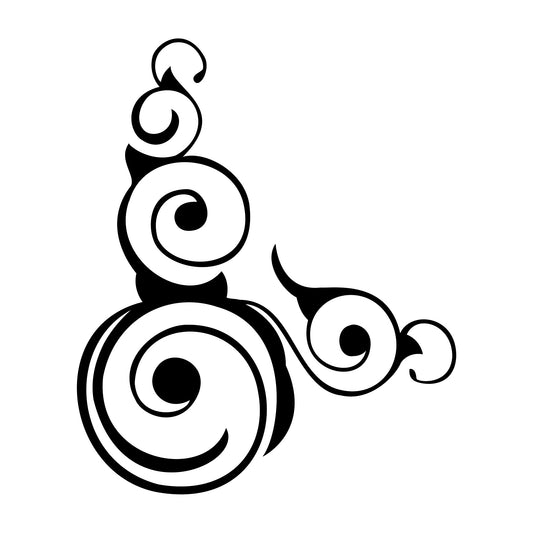 Automotive Souza pinstripe sticker decal, style 22.