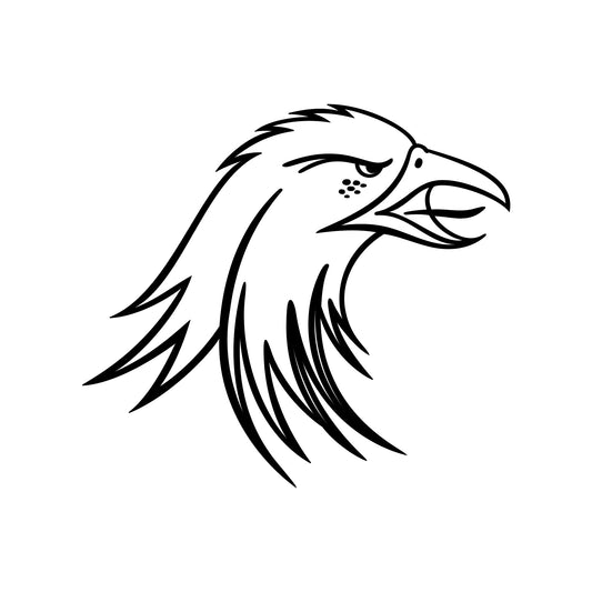 Tramp pinstripe sticker decal, style 18, thin accent line.