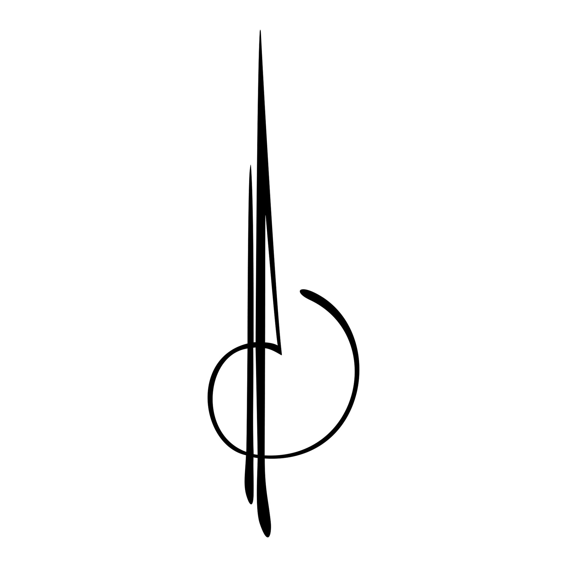 Automotive Vickio pinstripe sticker decal, style 17.