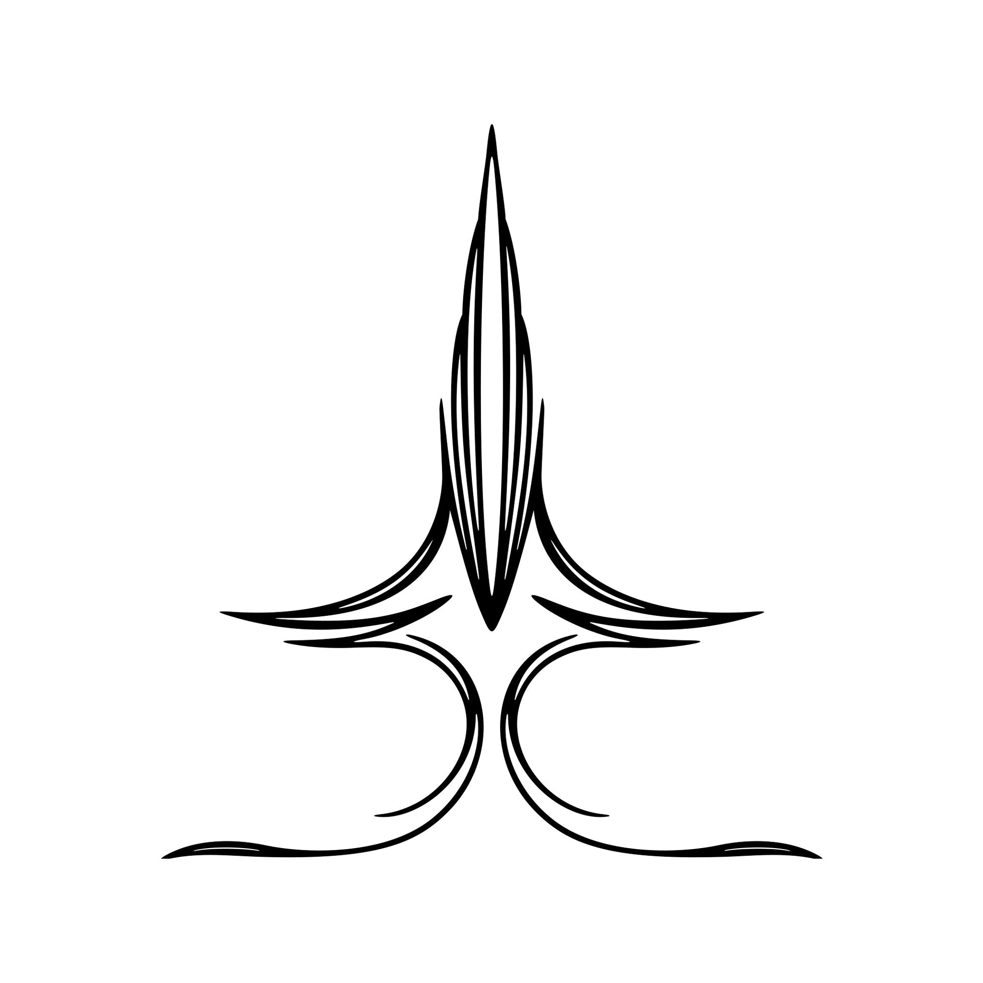 Vehicle pinstripe vinyl sticker, Vickio style 24.