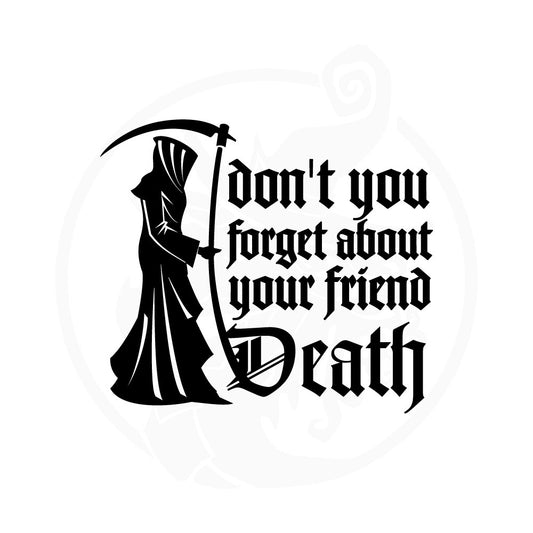 Ghost Band Decal – Your Friend Death | Premium Fan Art Sticker