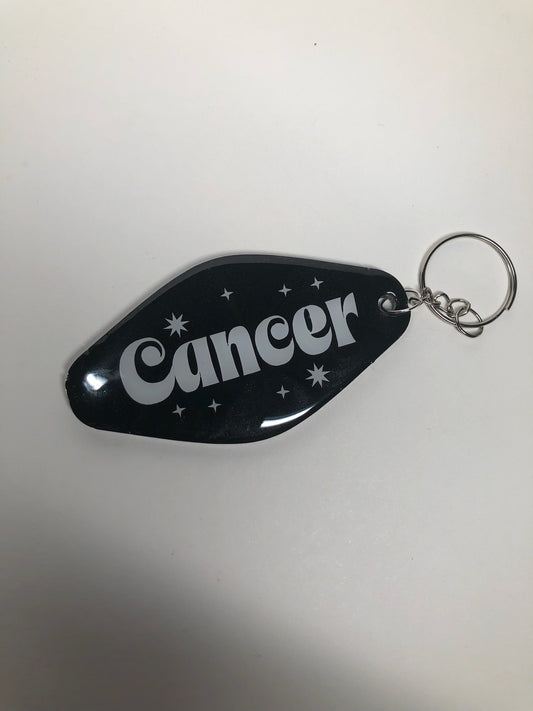 Holographic Zodiac Hotel Tag Keychain - Customize it!