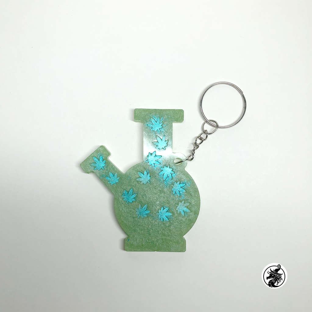 Bong Leaf Keychain - Customize It!