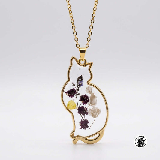 Botanical Cat Pendant