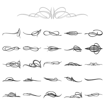 Behounek Series A Collection Pinstripe Decals