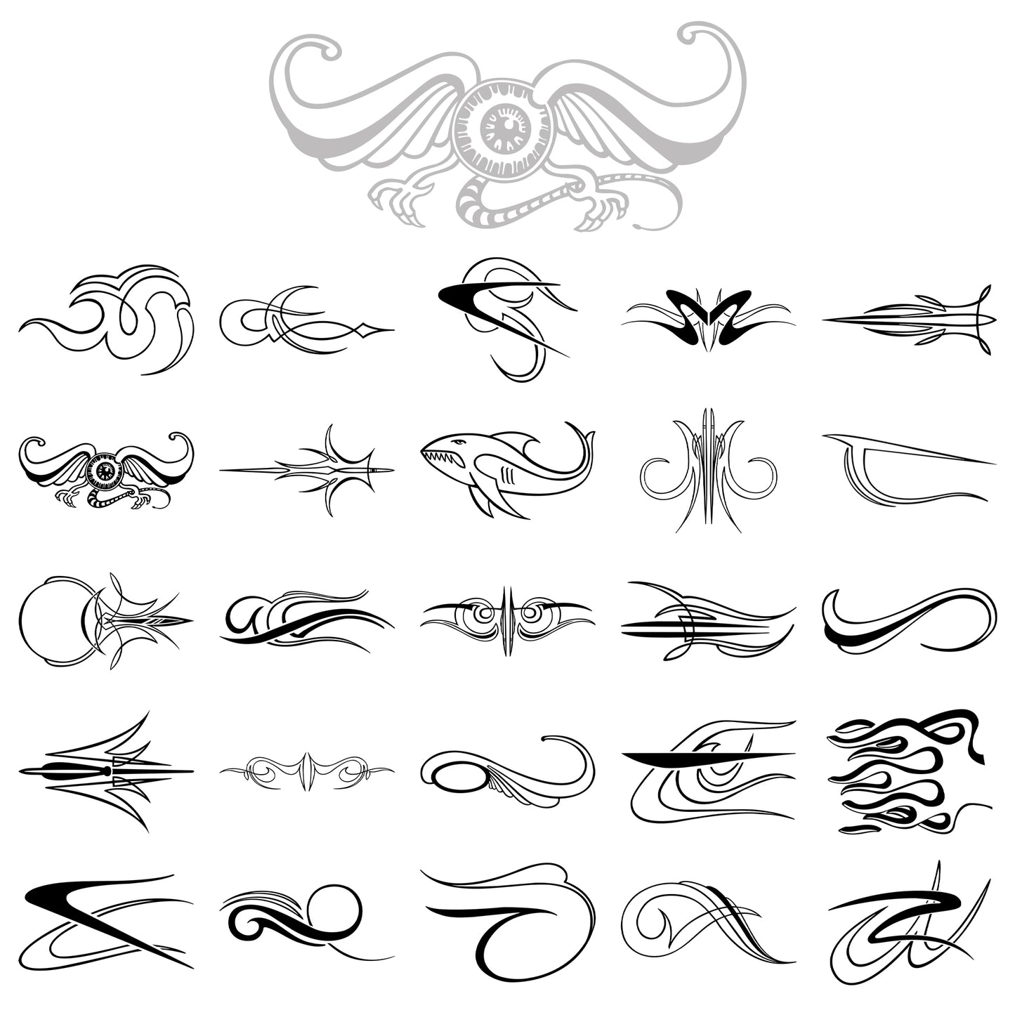 Braet Collection Pinstripe Decals