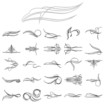 Briskie Collection Pinstripe Decals