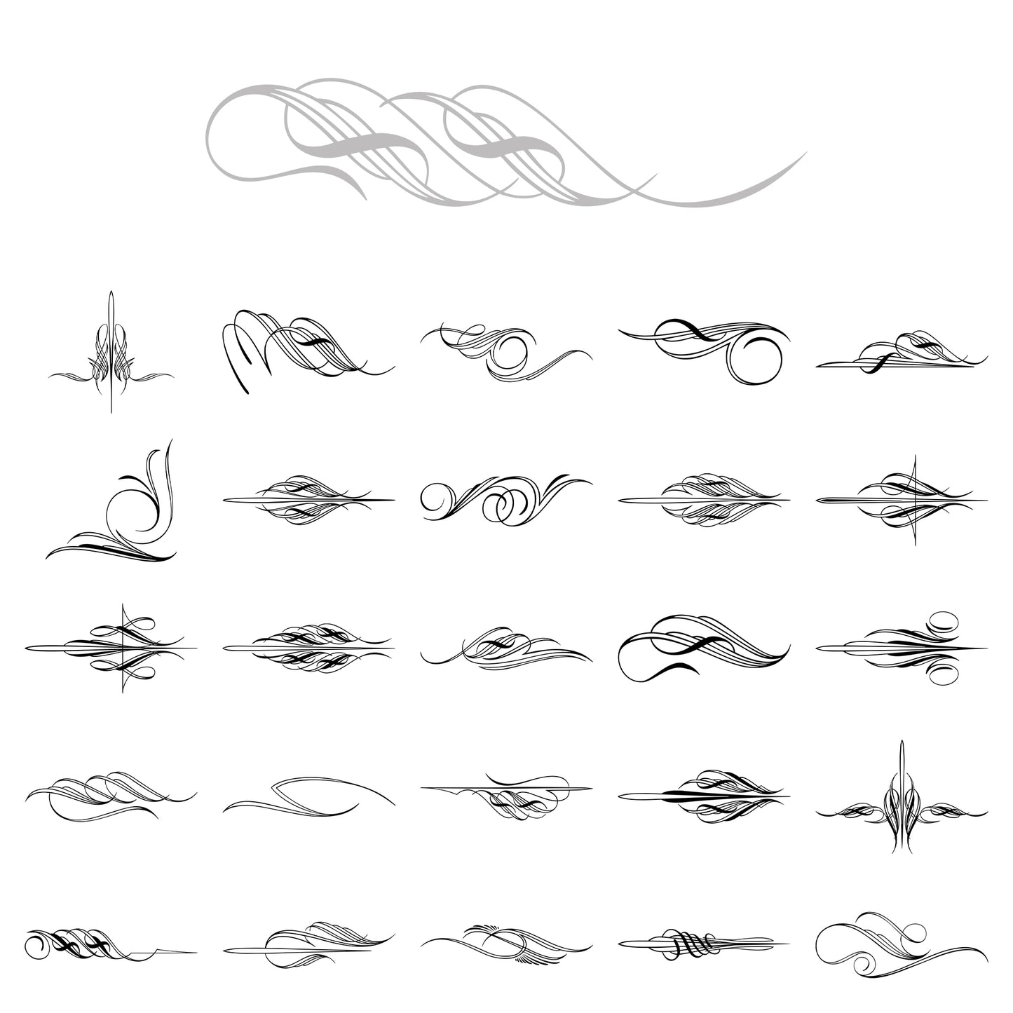 Cox Collection Pinstripe Decals