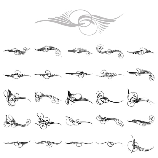 Kafka Series B Collection Pinstripe Decals