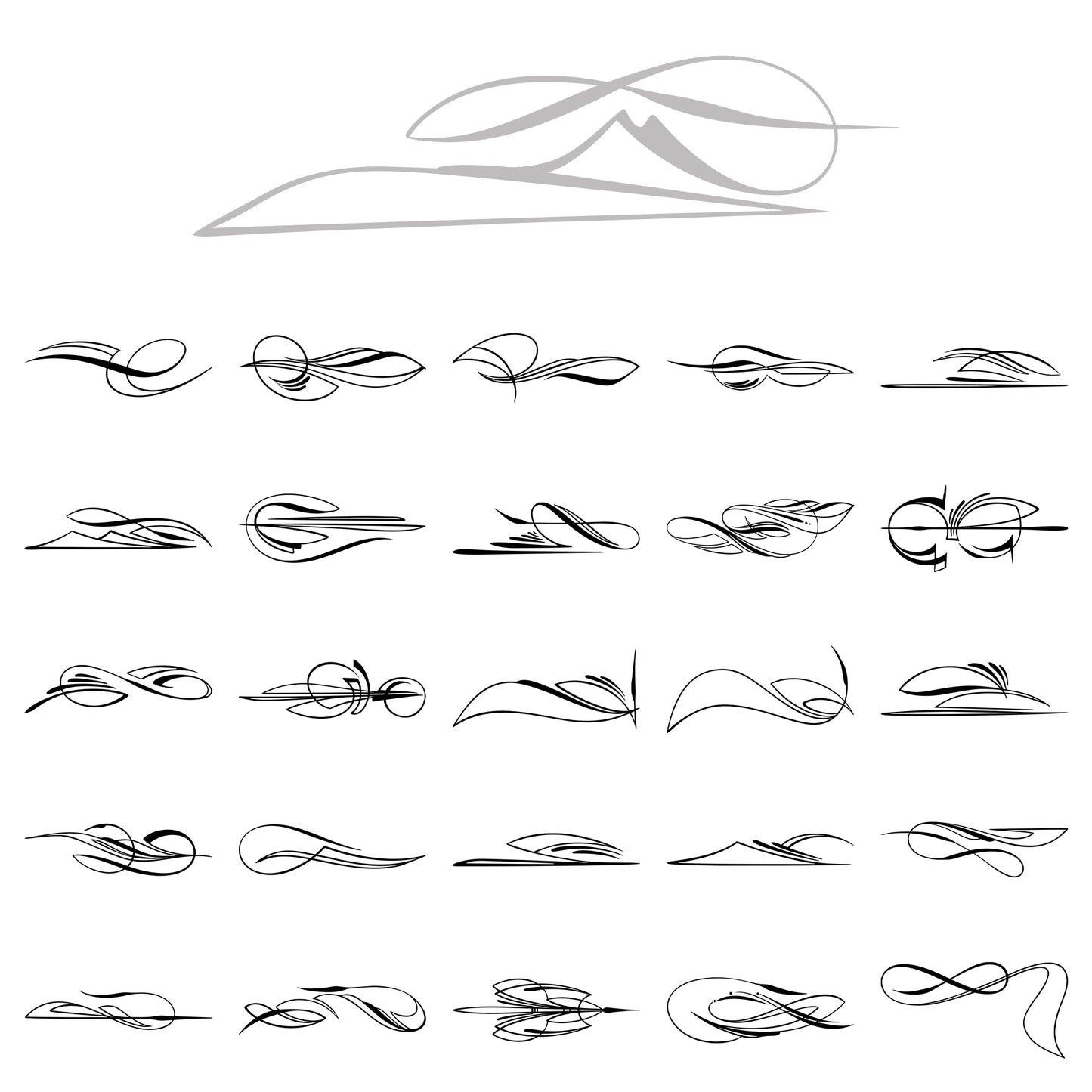 Lindenberger Collection Pinstripe Decals