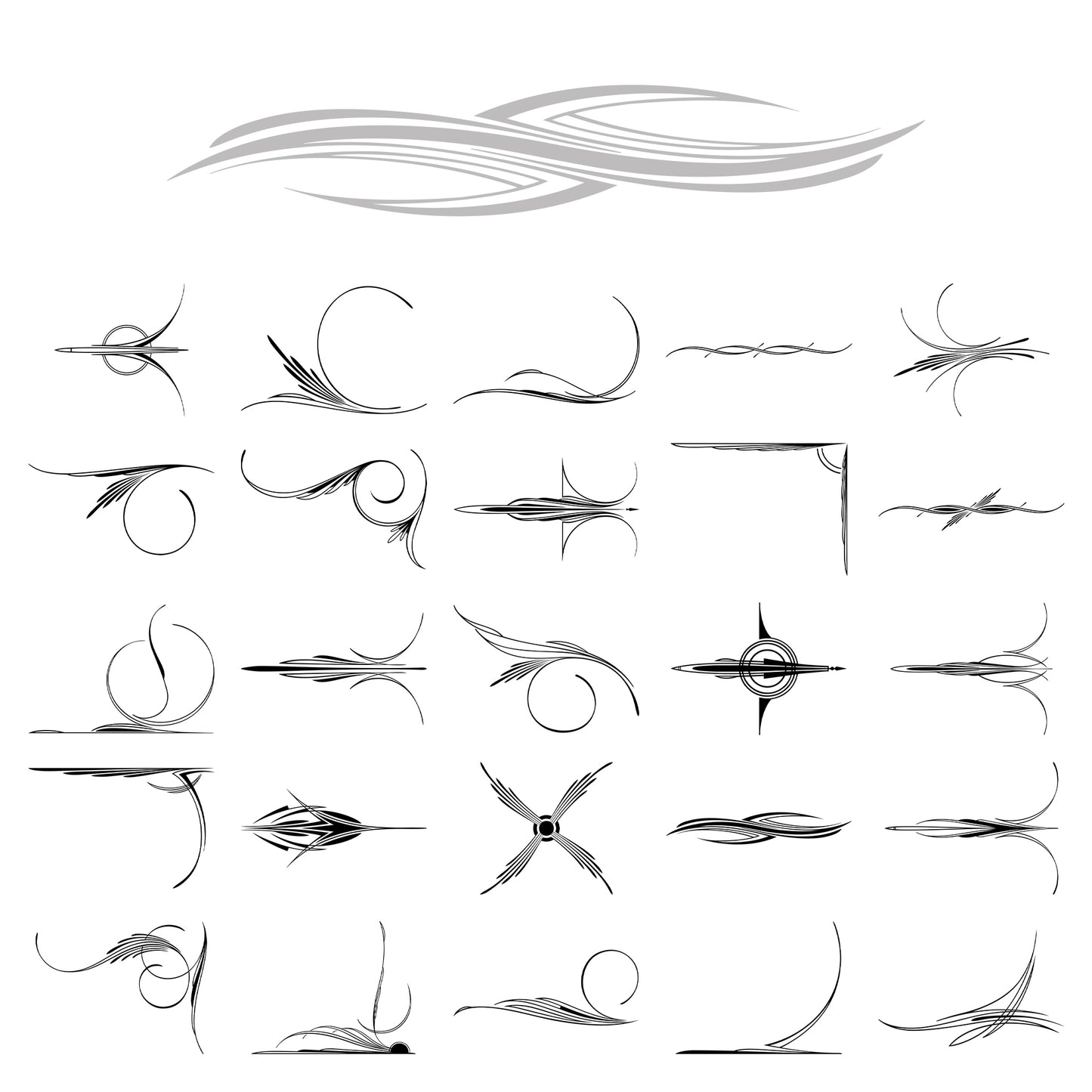 Mowry Collection Pinstripe Decals