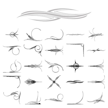 Mowry Collection Pinstripe Decals