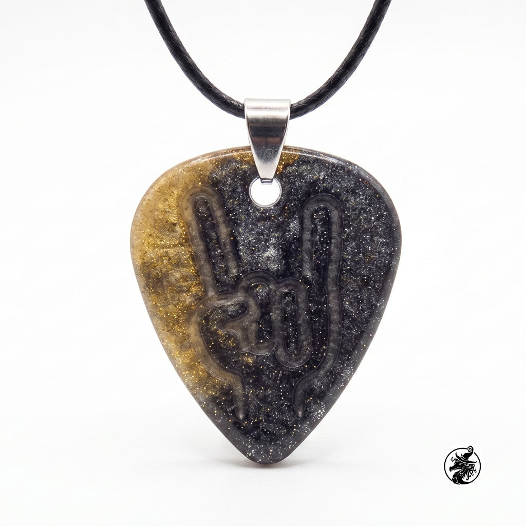 Music Pick Corded Pendants