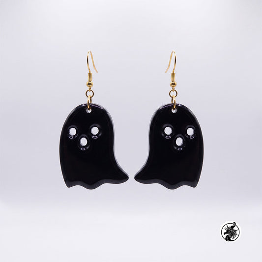 Spooky Little Ghost Dangle Earrings