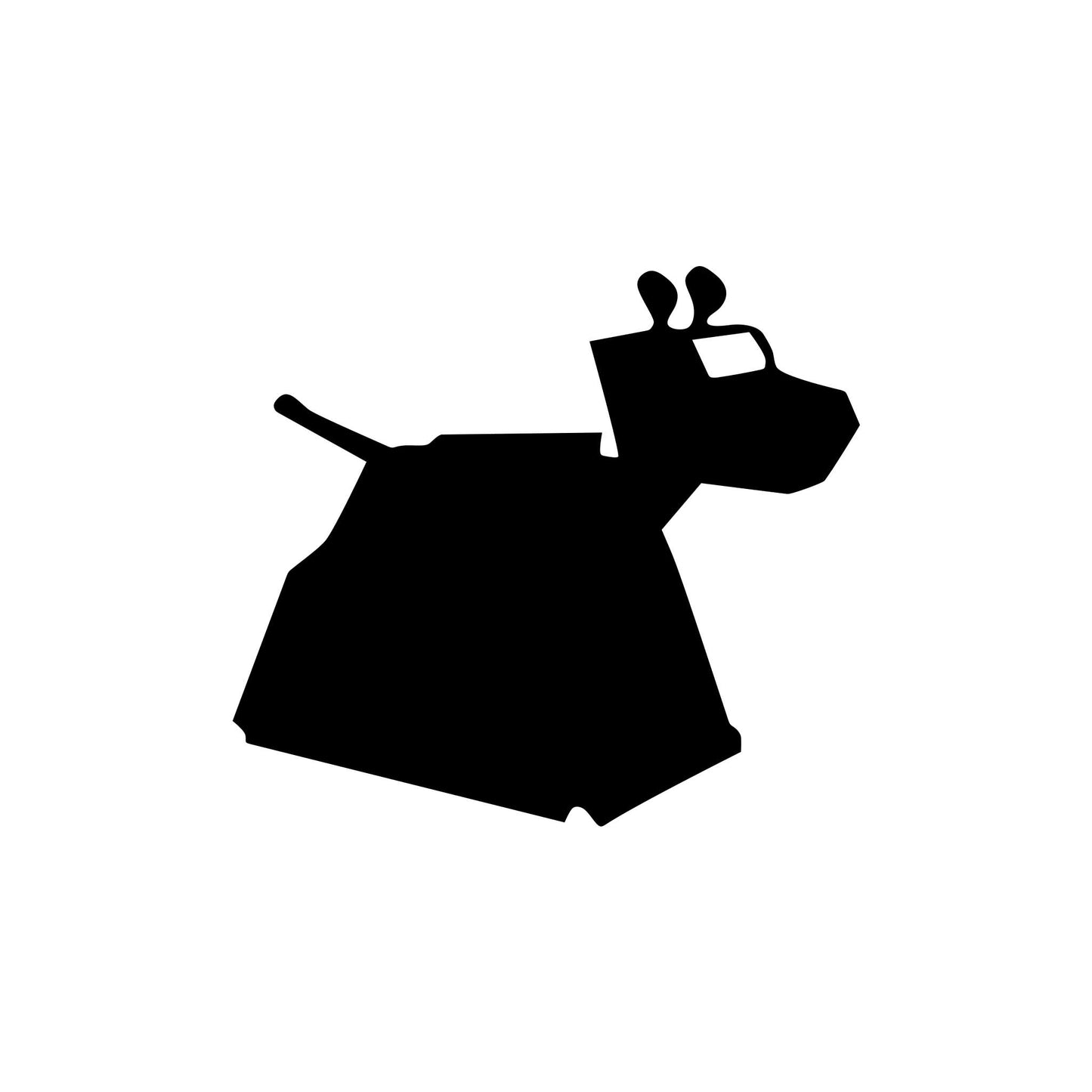 Doctor Who K-9 robot silhouette