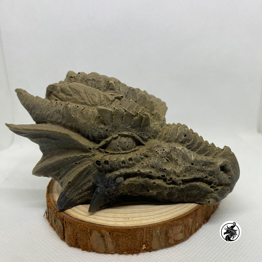 Dragon Head Resin Paperweight
