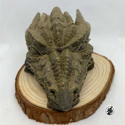 Dragon Head Resin Paperweight