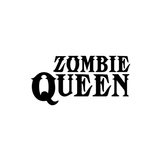 Ghost Zombie Queen text design