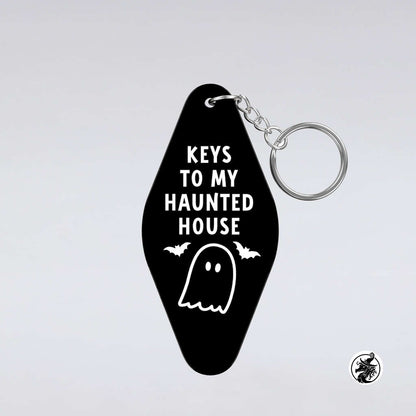 Holographic Motel Style Keychain - Customize It!