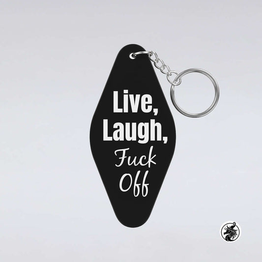 Holographic Motel Style Keychain - Customize It!