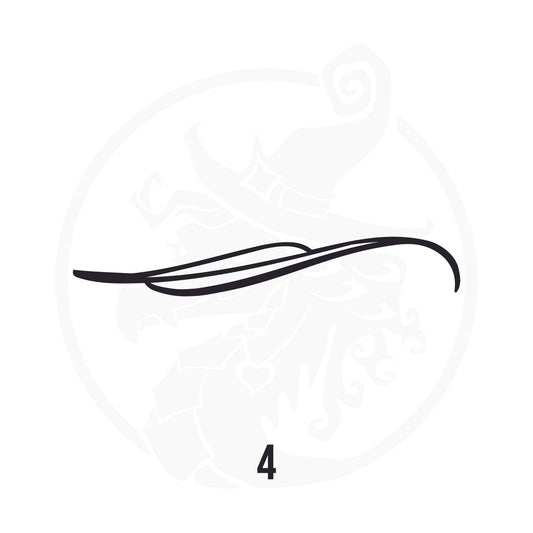 Pinstripe Vinyl Decal Series 106 Style 04, premium high-quality die-cut vinyl decal design #1 for cars, trucks, motorcycles, laptops, and more, sticker