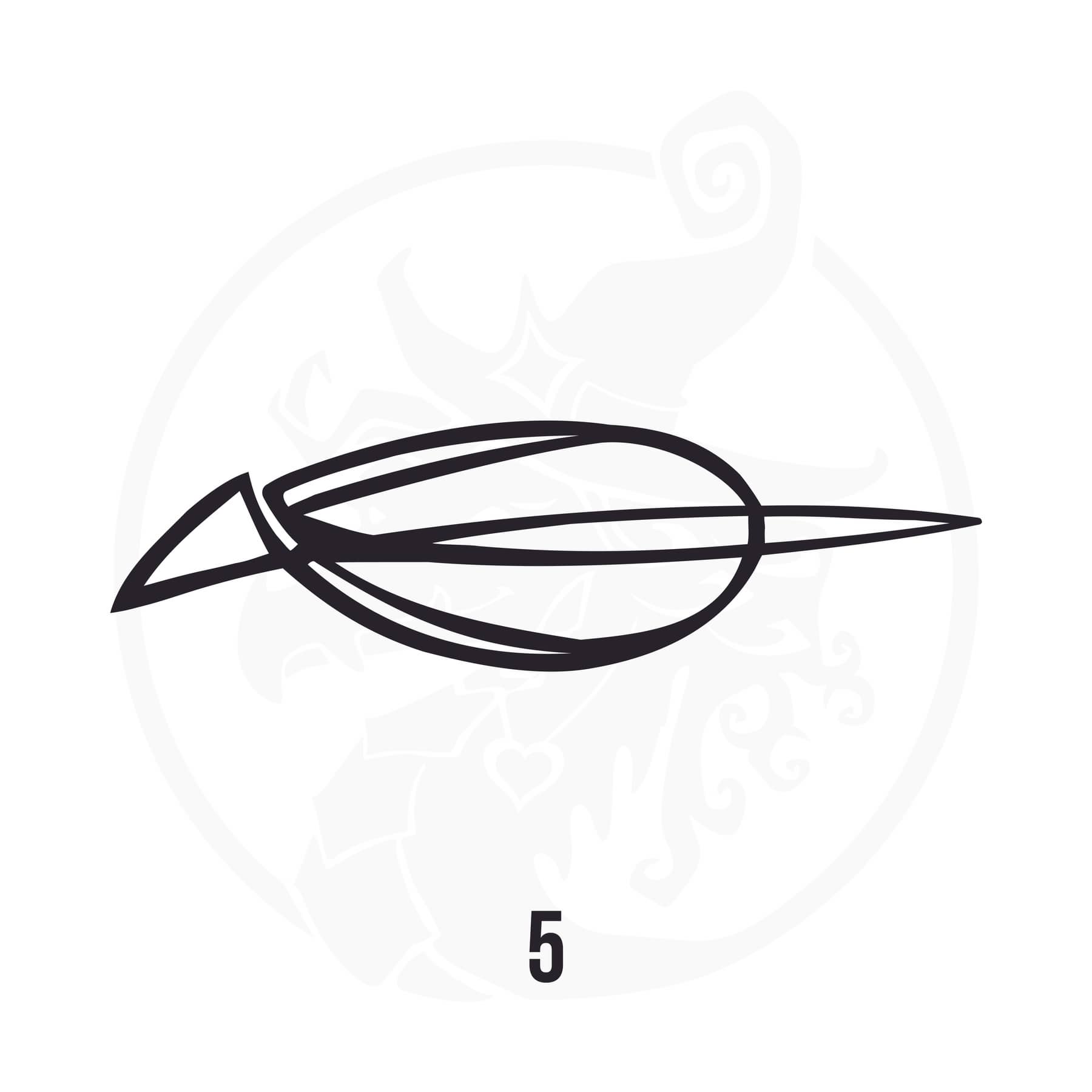 Pinstripe Vinyl Decal Series 106 Style 05, premium high-quality die-cut vinyl decal design #1 for cars, trucks, motorcycles, laptops, and more, sticker