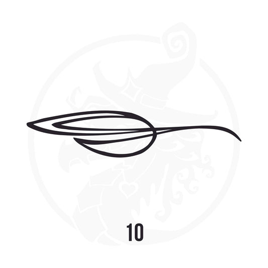 Pinstripe Vinyl Decal Series 106 Style 10, premium high-quality die-cut vinyl decal design #1 for cars, trucks, motorcycles, laptops, and more, sticker