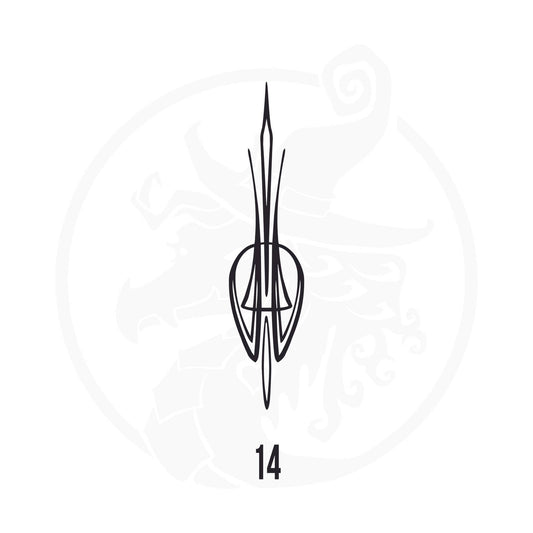Pinstripe Vinyl Decal Series 106 Style 14, premium high-quality die-cut vinyl decal design #1 for cars, trucks, motorcycles, laptops, and more, sticker