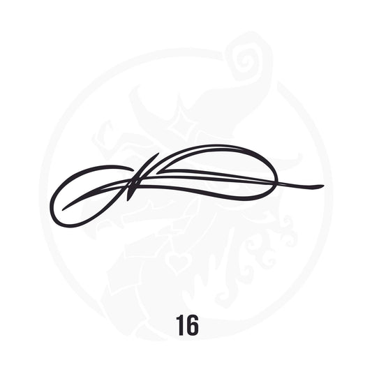 Pinstripe Vinyl Decal Series 106 Style 16, premium high-quality die-cut vinyl decal design #1 for cars, trucks, motorcycles, laptops, and more, sticker