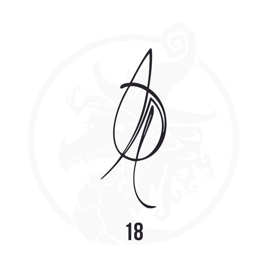 Pinstripe Vinyl Decal Series 106 Style 18, premium high-quality die-cut vinyl decal design #1 for cars, trucks, motorcycles, laptops, and more, sticker