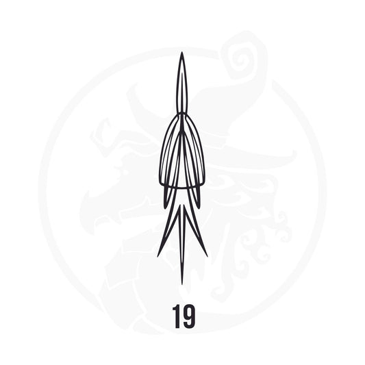 Pinstripe Vinyl Decal Series 106 Style 19, premium high-quality die-cut vinyl decal design #1 for cars, trucks, motorcycles, laptops, and more, sticker