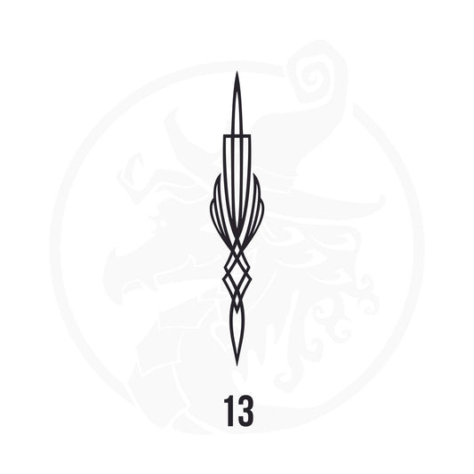Pinstripe Vinyl Decal Series 107 Style 13, premium high-quality die-cut vinyl decal design #1 for cars, trucks, motorcycles, laptops, and more, sticker