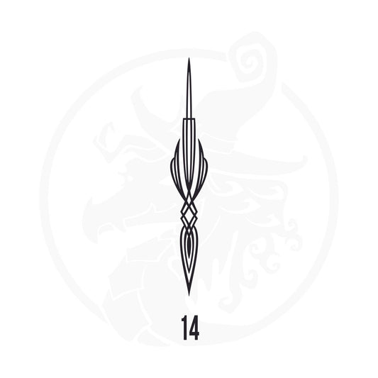 Pinstripe Vinyl Decal Series 107 Style 14, premium high-quality die-cut vinyl decal design #1 for cars, trucks, motorcycles, laptops, and more, sticker