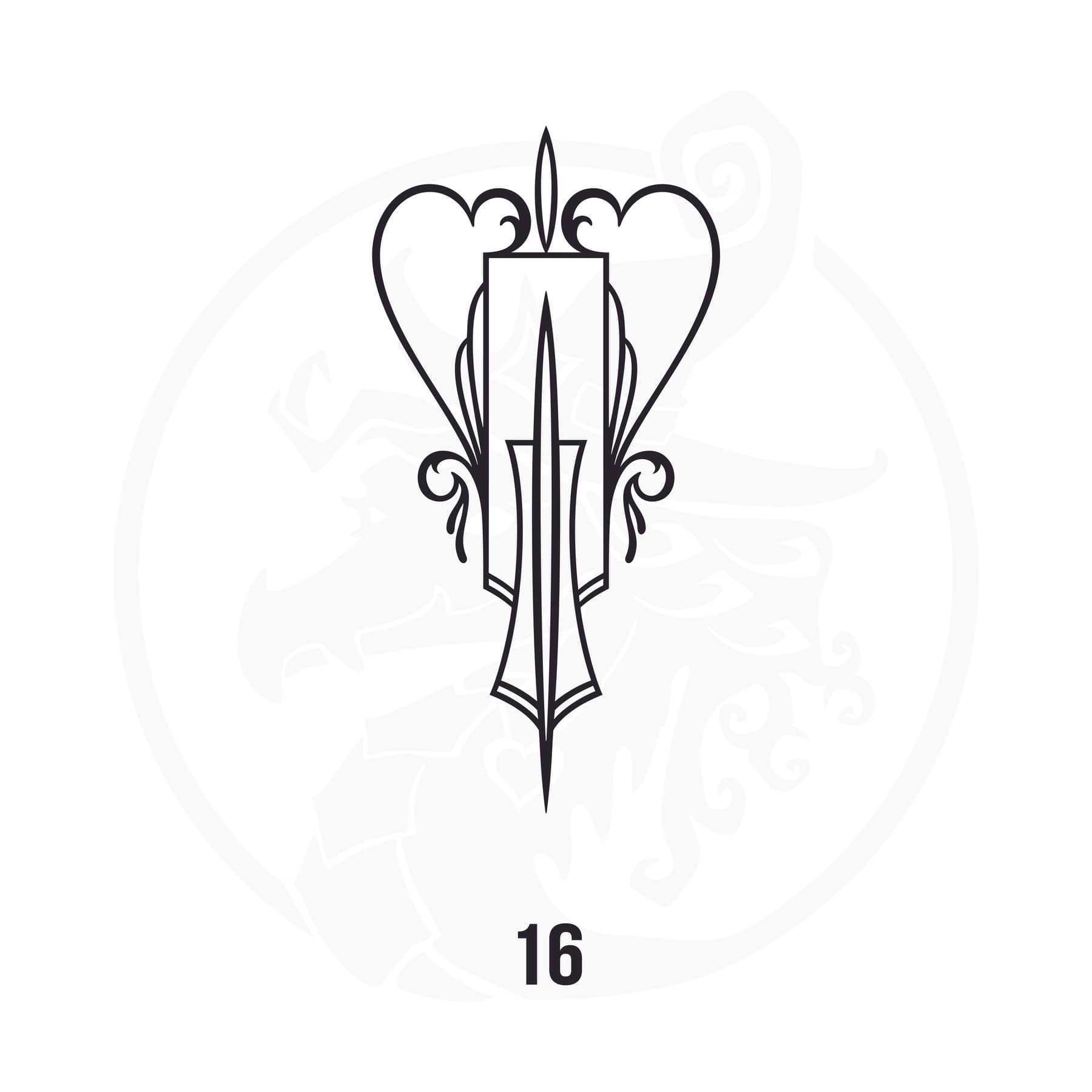 Pinstripe Vinyl Decal Series 107 Style 16, premium high-quality die-cut vinyl decal design #1 for cars, trucks, motorcycles, laptops, and more, sticker