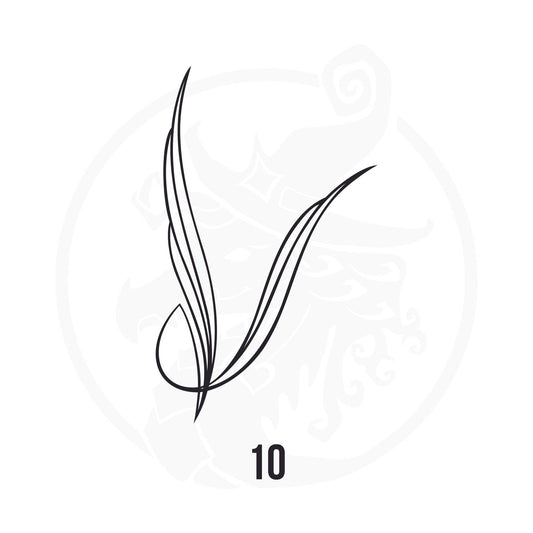 Pinstripe Vinyl Decal Series 110 Style 10, premium high-quality die-cut vinyl decal design #1 for cars, trucks, motorcycles, laptops, and more, sticker