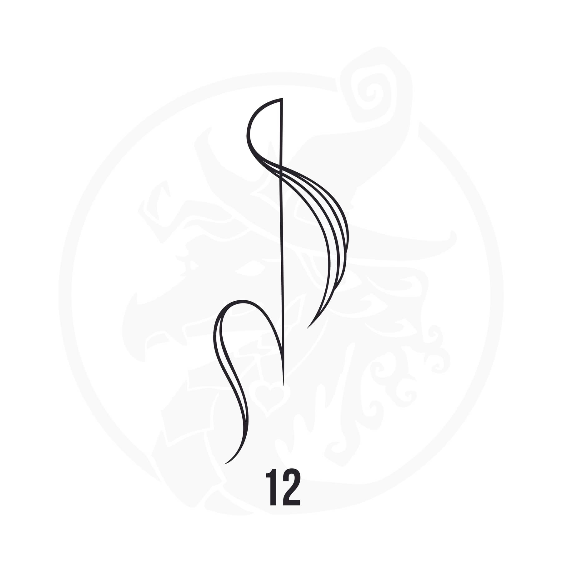 Pinstripe Vinyl Decal Series 110 Style 12, premium high-quality die-cut vinyl decal design #1 for cars, trucks, motorcycles, laptops, and more, sticker