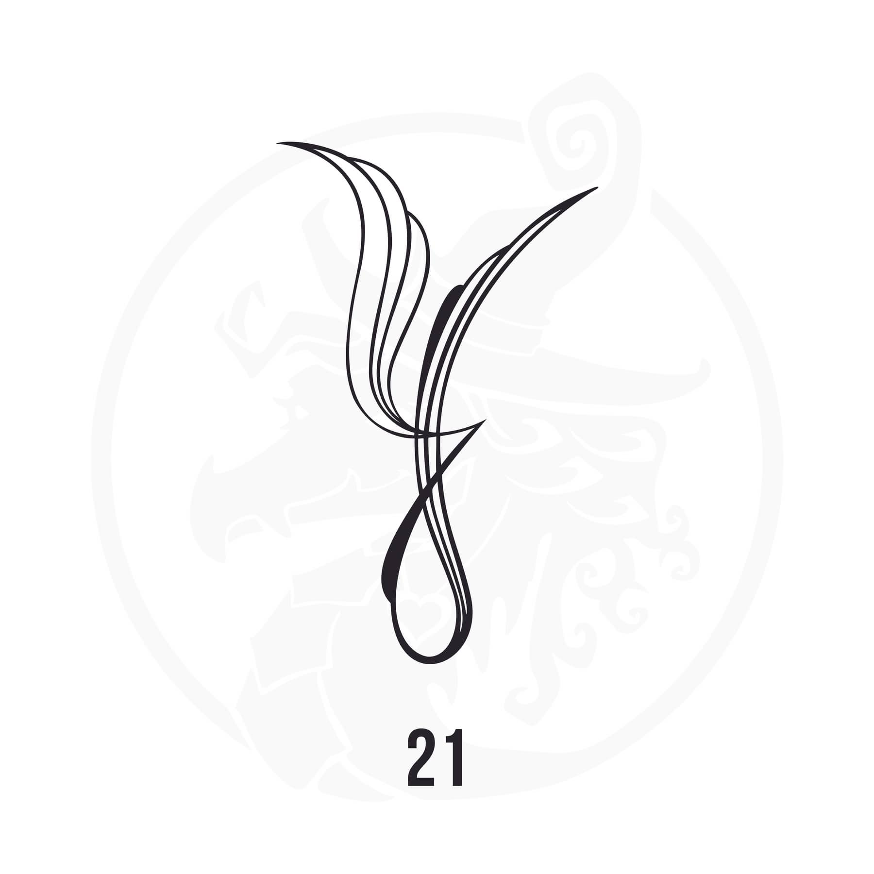 Pinstripe Vinyl Decal Series 110 Style 21, premium high-quality die-cut vinyl decal design #1 for cars, trucks, motorcycles, laptops, and more, sticker