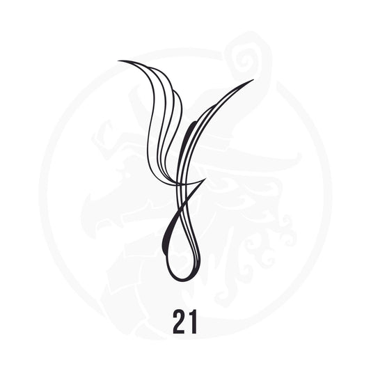 Pinstripe Vinyl Decal Series 110 Style 21, premium high-quality die-cut vinyl decal design #1 for cars, trucks, motorcycles, laptops, and more, sticker