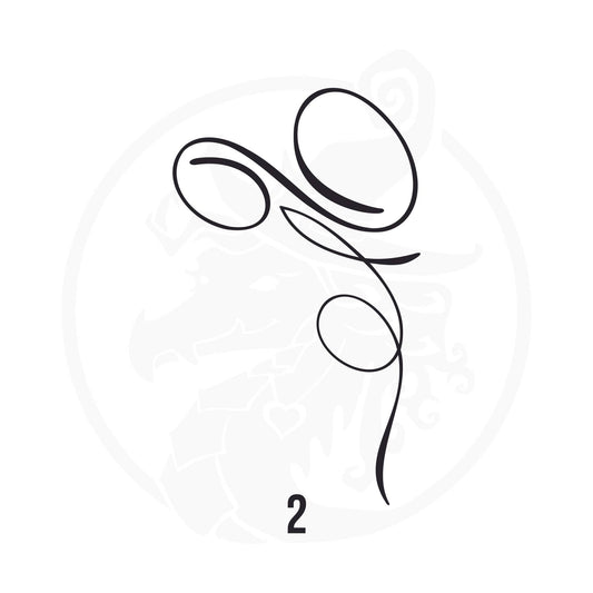 Pinstripe Vinyl Decal Series 111 Style 02, premium high-quality die-cut vinyl decal design #1 for cars, trucks, motorcycles, laptops, and more, sticker