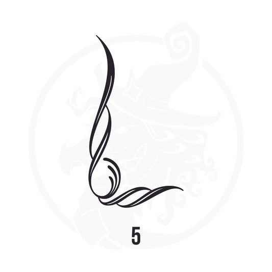 Pinstripe Vinyl Decal Series 111 Style 05, premium high-quality die-cut vinyl decal design #1 for cars, trucks, motorcycles, laptops, and more, sticker