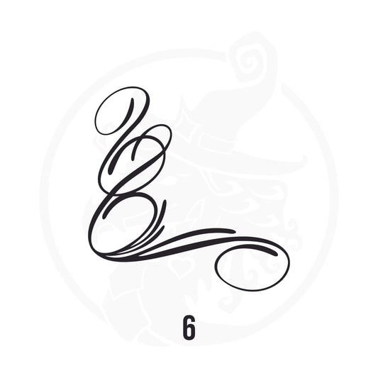 Pinstripe Vinyl Decal Series 111 Style 06, premium high-quality die-cut vinyl decal design #1 for cars, trucks, motorcycles, laptops, and more, sticker