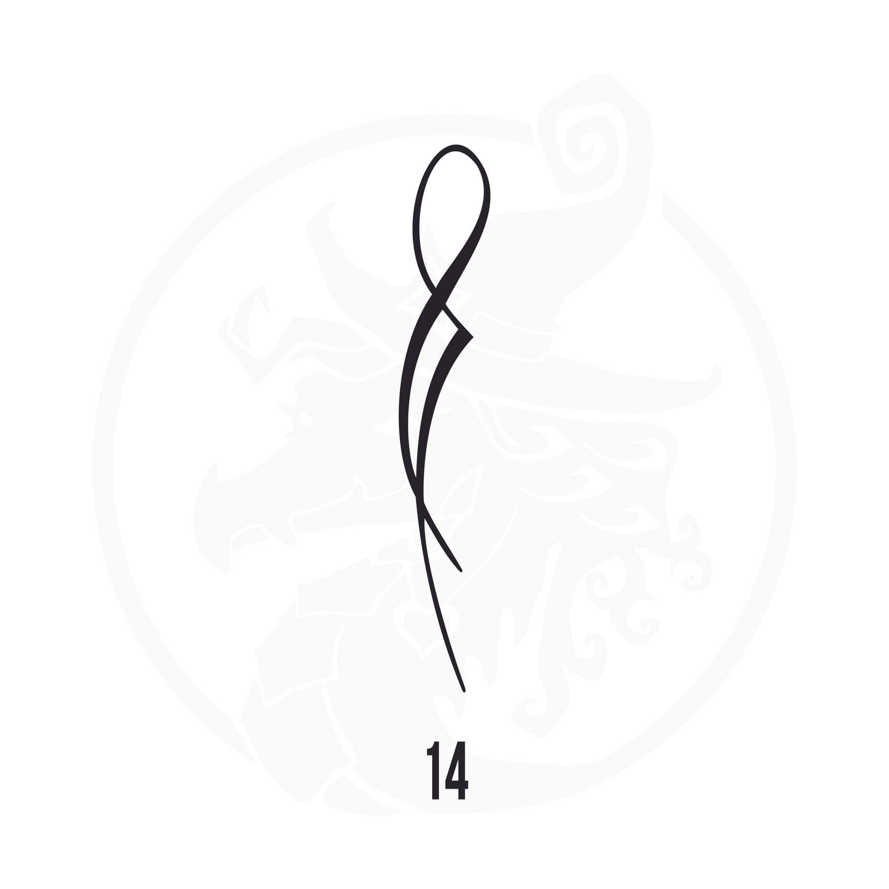 Pinstripe Vinyl Decal Series 111 Style 14, premium high-quality die-cut vinyl decal design #1 for cars, trucks, motorcycles, laptops, and more, sticker