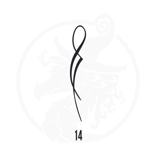 Pinstripe Vinyl Decal Series 111 Style 14, premium high-quality die-cut vinyl decal design #1 for cars, trucks, motorcycles, laptops, and more, sticker