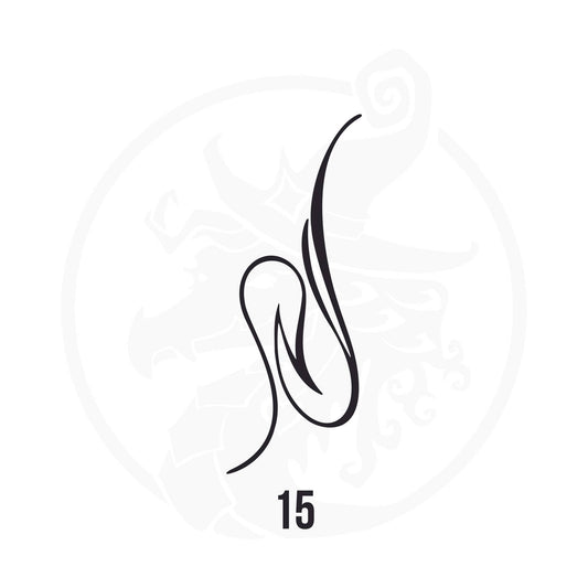 Pinstripe Vinyl Decal Series 111 Style 15, premium high-quality die-cut vinyl decal design #1 for cars, trucks, motorcycles, laptops, and more, sticker