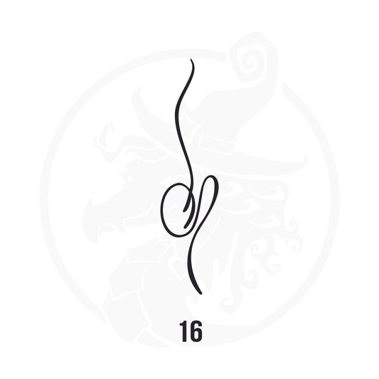 Pinstripe Vinyl Decal Series 111 Style 16, premium high-quality die-cut vinyl decal design #1 for cars, trucks, motorcycles, laptops, and more, sticker