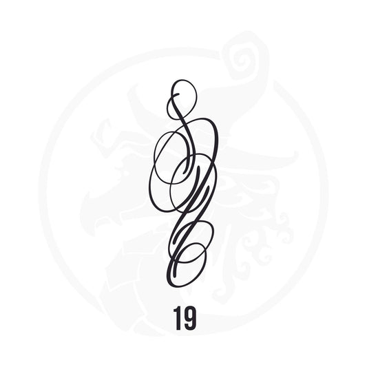 Pinstripe Vinyl Decal Series 111 Style 19, premium high-quality die-cut vinyl decal design #1 for cars, trucks, motorcycles, laptops, and more, sticker
