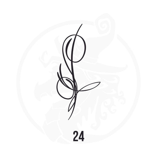 Pinstripe Vinyl Decal Series 111 Style 24, premium high-quality die-cut vinyl decal design #1 for cars, trucks, motorcycles, laptops, and more, sticker