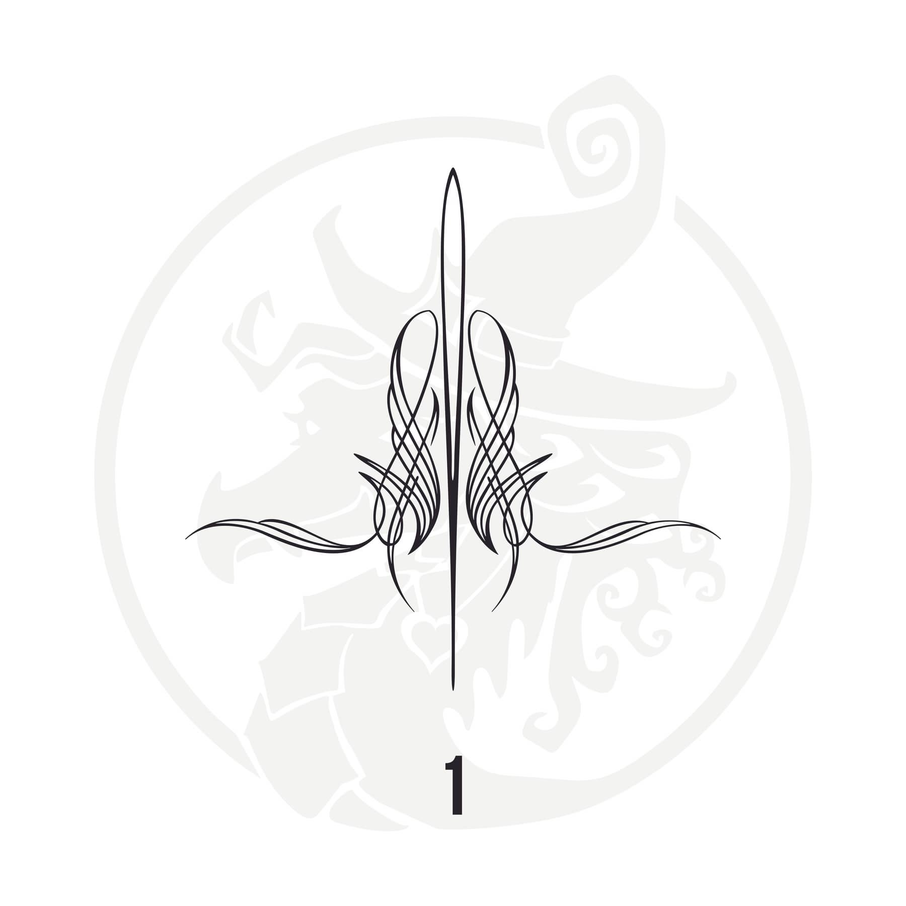 Pinstripe Vinyl Decal Series 112 Style 01, premium high-quality die-cut vinyl decal design #1 for cars, trucks, motorcycles, laptops, and more, sticker