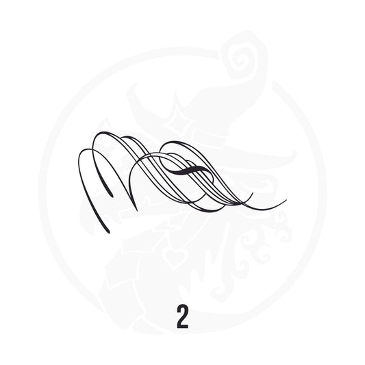 Pinstripe Vinyl Decal Series 112 Style 02, premium high-quality die-cut vinyl decal design #1 for cars, trucks, motorcycles, laptops, and more, sticker